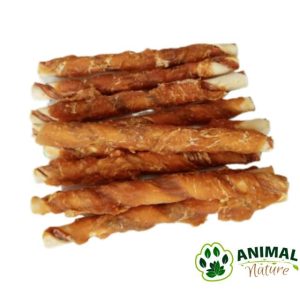 GIZMO piletina i dvobojna goveđa koža poslastice za pse - Animal Nature