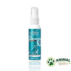 Platinum sprej za pse i mačke protiv kamenca na zubima i infekcije desni oral clean + care forte - Animal Nature