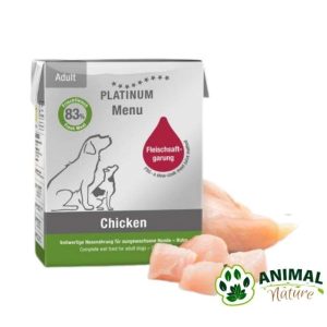 Platinum vlažna hrana za pse u konzervi sa piletinom - Animal Nature