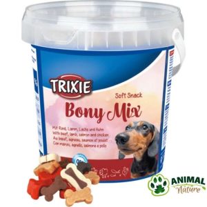 Bony Mix poslastice za pse sa ukusom govedine, jagnjetine, lososa i piletine Trixie - Animal Nature