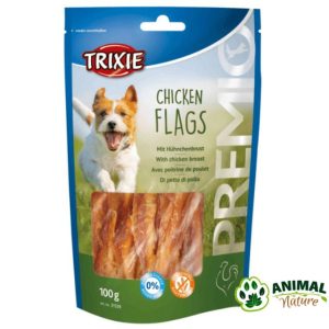 Chicken Flag poslastice za pse od piletina i govedje kože Trixie - Animal Nature
