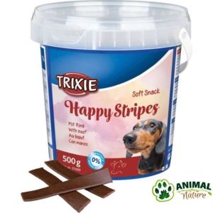 Happy Stripes poslastice za pse sa ukusom govedine Trixie