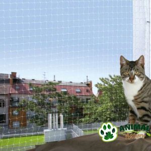 Zaštitna mrežica za prozor za mačke – crna - Animal Nature